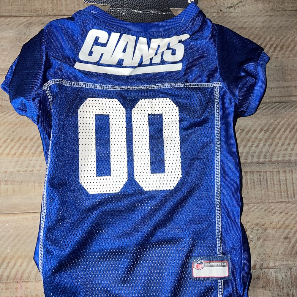 NFL Giants Blue Pet Jersey Large 14-20” inches [Brand New]